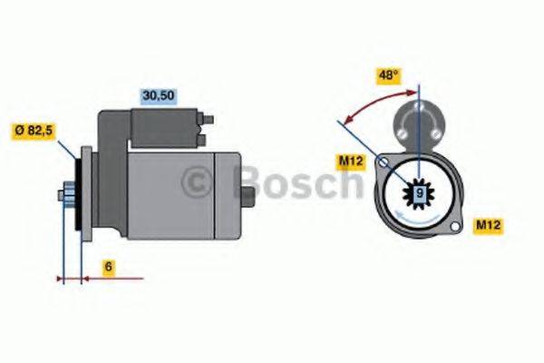 BOSCH 0986020370 Стартер