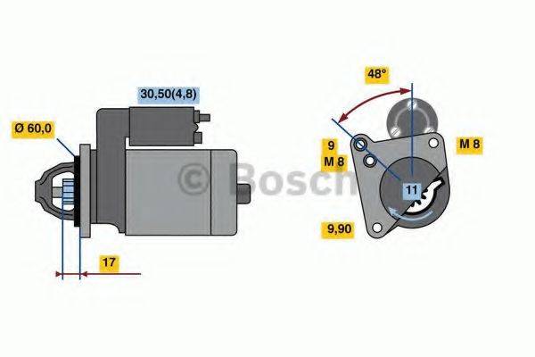 BOSCH 0986023050 Стартер