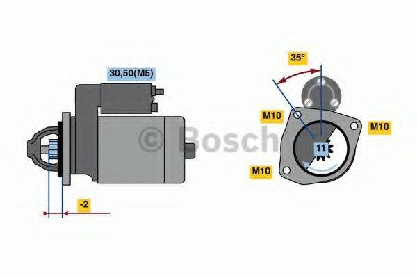 BOSCH 0986023850 Стартер