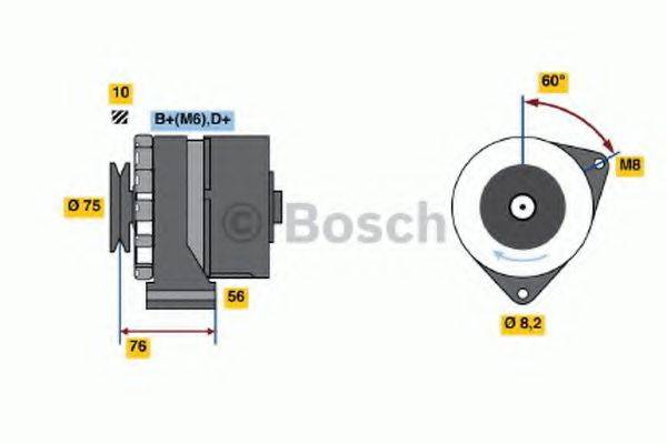 BOSCH 0986031360 Генератор