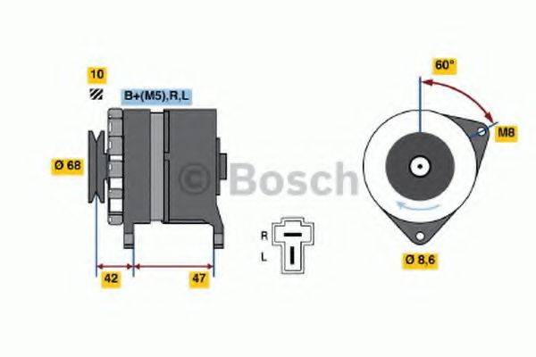 BOSCH 0986032601 Генератор