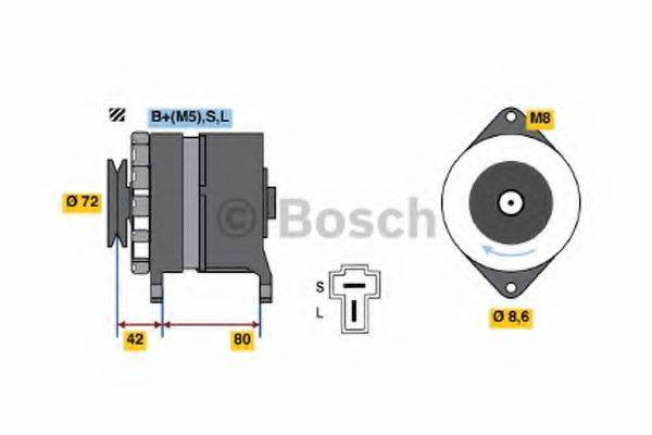 BOSCH 0986032671 Генератор