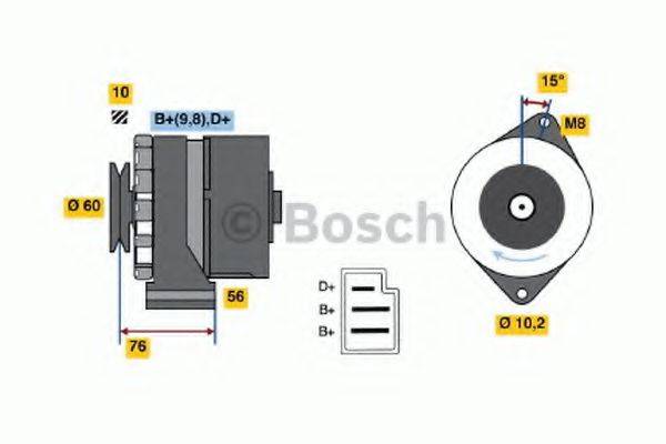 BOSCH 0986033260 Генератор