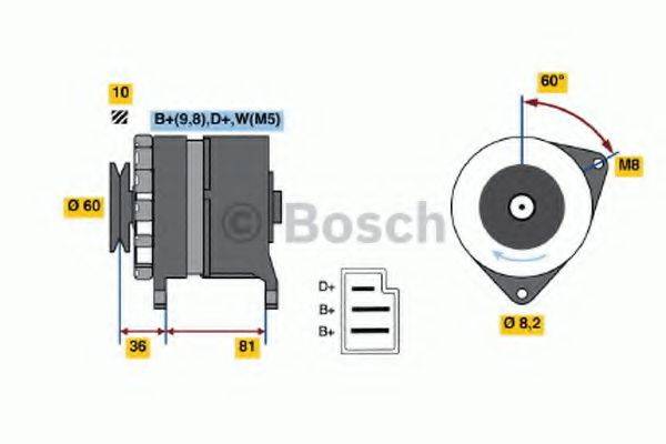 BOSCH 0120489252 Генератор