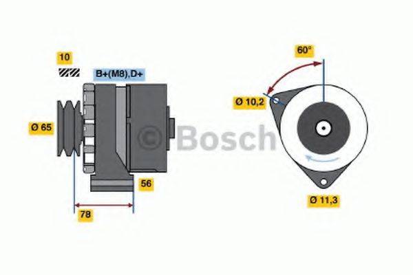 BOSCH 0986034120 Генератор