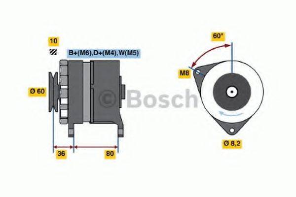 BOSCH 0986034470 Генератор