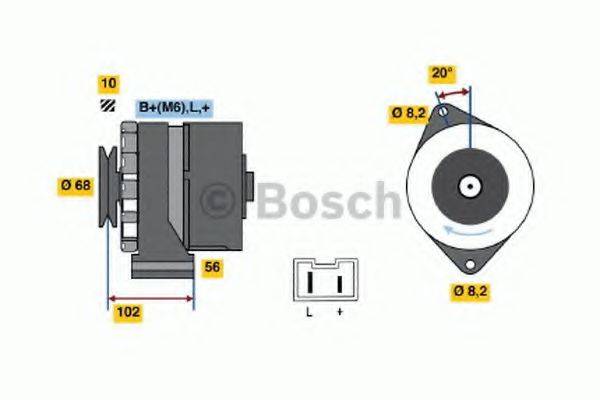 BOSCH 0986034740 Генератор