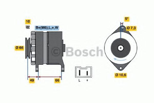 BOSCH 0986034780 Генератор