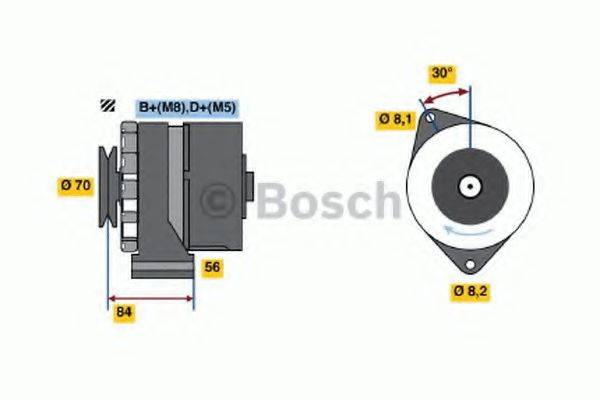 BOSCH 0986035841 Генератор