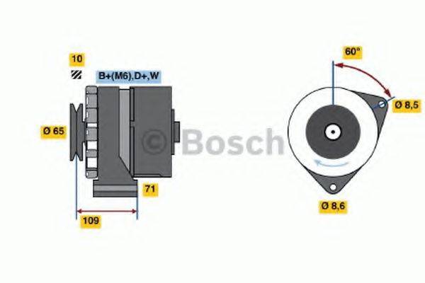 BOSCH 0986036490 Генератор