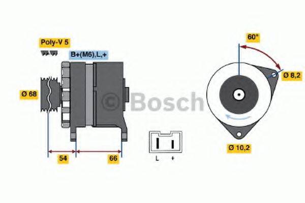 BOSCH 0986040041 Генератор