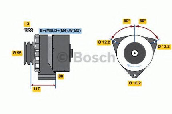 BOSCH 0120488278 Генератор