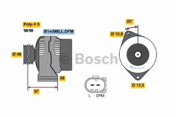 BOSCH 0986042470 Генератор