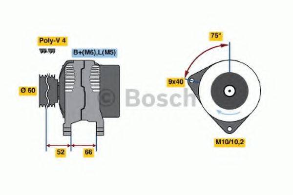 BOSCH 0986045201 Генератор