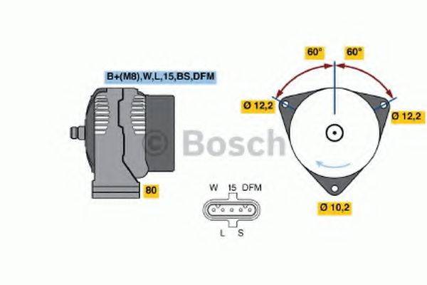 BOSCH 0986045290 Генератор