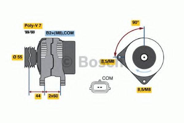 BOSCH 0986046440 Генератор