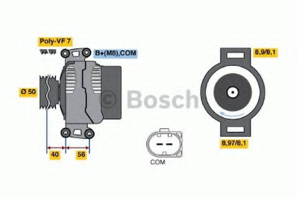 BOSCH 0986047800 Генератор