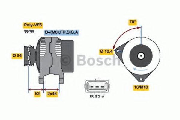 BOSCH 0986049171 Генератор