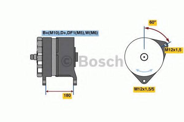 BOSCH 0986080360 Генератор