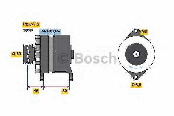 BOSCH 9120080172 Генератор