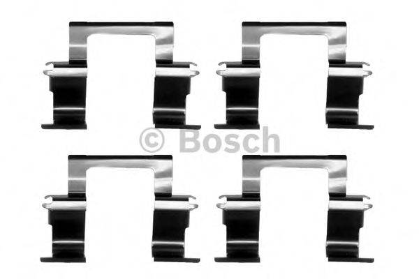 BOSCH 1987474387 Комплектуючі, колодки дискового гальма