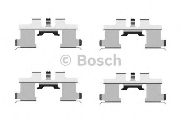 BOSCH 1987474431 Комплектуючі, колодки дискового гальма