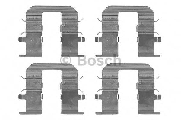 BOSCH 1987474467 Комплектуючі, колодки дискового гальма