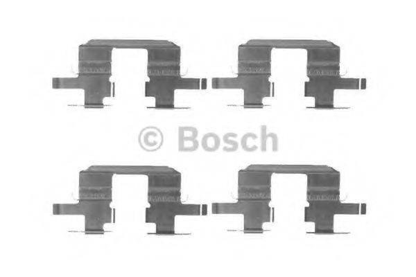 BOSCH 1987474449 Комплектуючі, колодки дискового гальма