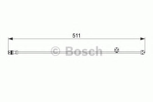 BOSCH 1987474557 Сигналізатор, знос гальмівних колодок