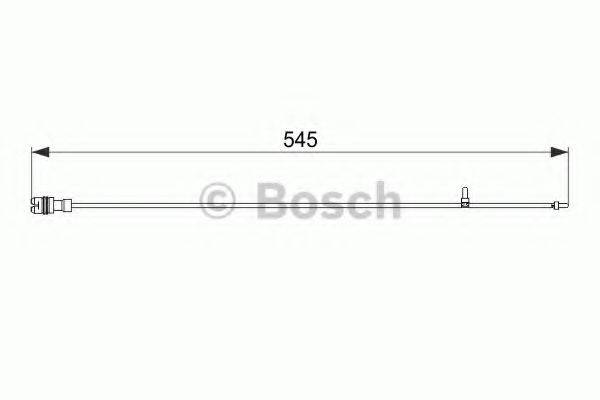 BOSCH 1987474561 Сигналізатор, знос гальмівних колодок