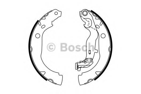 BOSCH 0986487774 Комплект гальмівних колодок