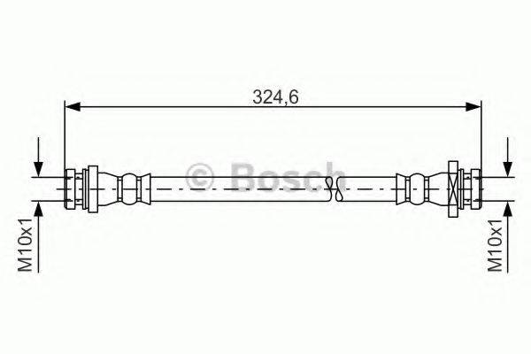 BOSCH 1987481559 Гальмівний шланг