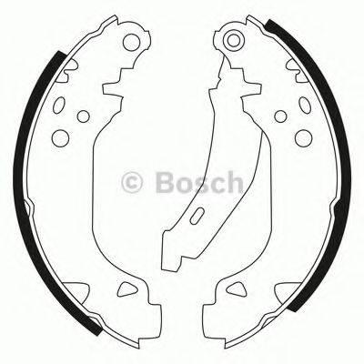 BOSCH 0986BB3538 Комплект гальмівних колодок