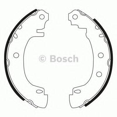 BOSCH 0986BB3539 Комплект гальмівних колодок