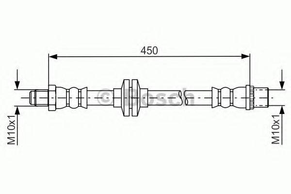 BOSCH 1987481683 Гальмівний шланг