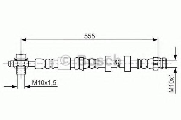 BOSCH 1987481694 Гальмівний шланг