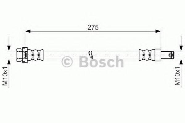 BOSCH 1987481704 Гальмівний шланг