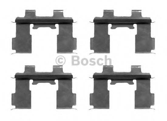 BOSCH 1987474657 Комплектуючі, колодки дискового гальма