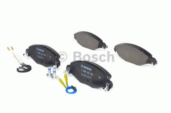 BOSCH 0986424581 Комплект гальмівних колодок, дискове гальмо