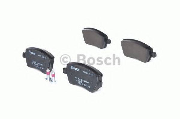 BOSCH 0986424795 Комплект гальмівних колодок, дискове гальмо