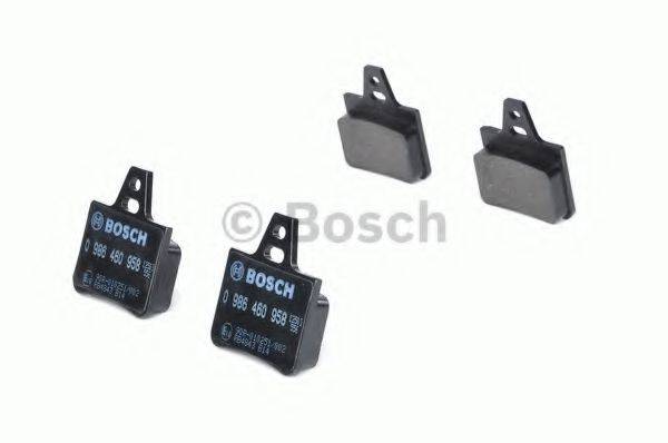 BOSCH 0986460958 Комплект гальмівних колодок, дискове гальмо