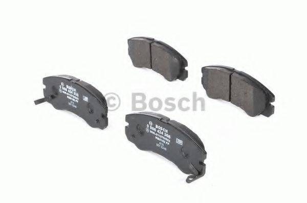 BOSCH 0986424366 Комплект гальмівних колодок, дискове гальмо