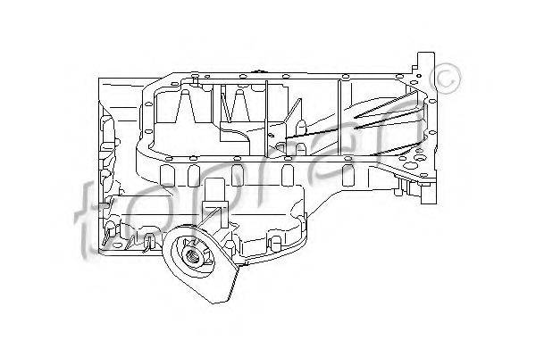 TOPRAN 112340 Масляний піддон