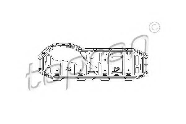 TOPRAN 100714 Накладка, масляний піддон