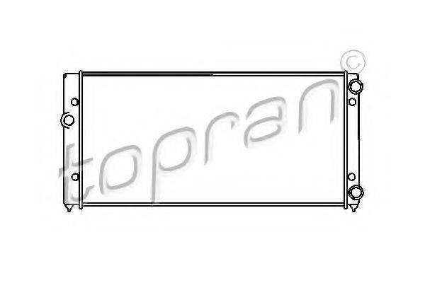 TOPRAN 103004 Радіатор, охолодження двигуна