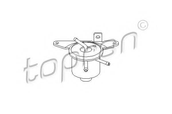 TOPRAN 100220 Газовідділювач, карбюратор