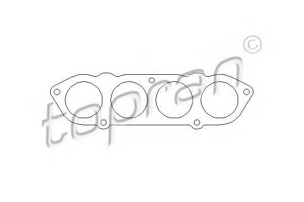 TOPRAN 110373 Прокладка, впускний колектор