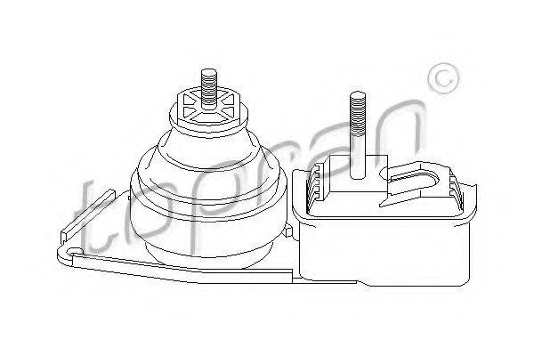 TOPRAN 110175 Підвіска, двигун