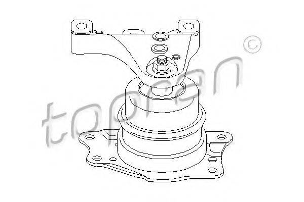 TOPRAN 111902 Підвіска, двигун