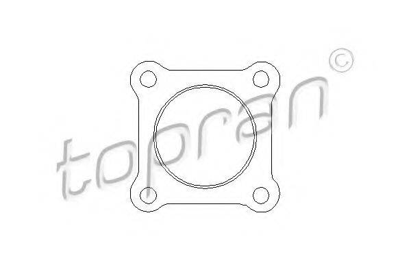 TOPRAN 102412 Прокладка, труба вихлопного газу